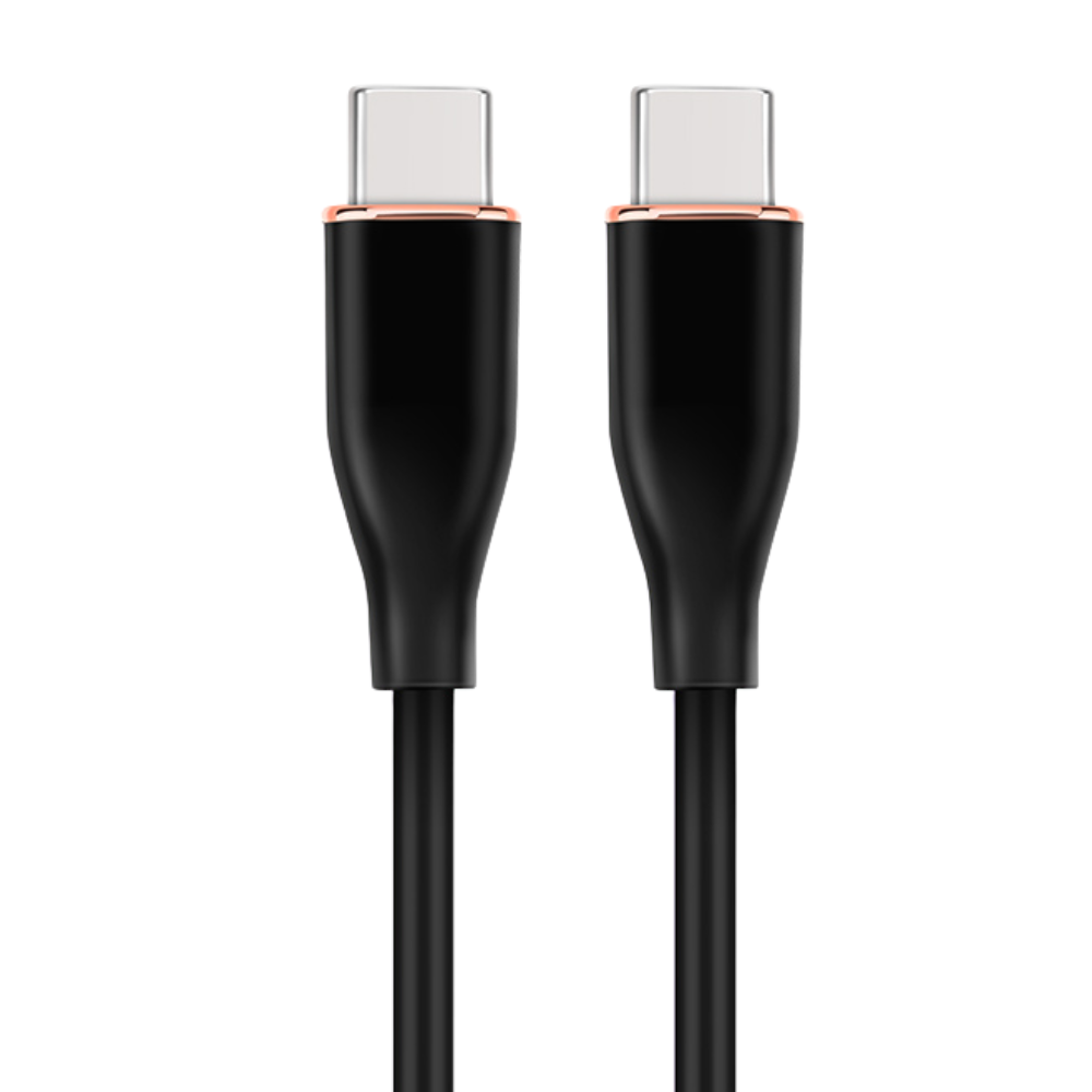 USB-C kabel 1,5 m | 60W Power Delivery | zwart (silicone)
