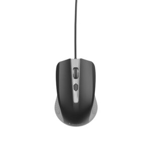 4-knops optische muis, USB, antraciet/zwart