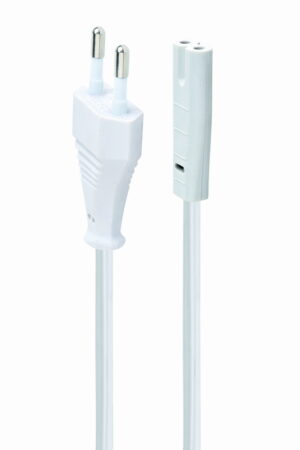 C7 netsnoer 1,8 meter wit – eurostekker (figure 8 kabel)