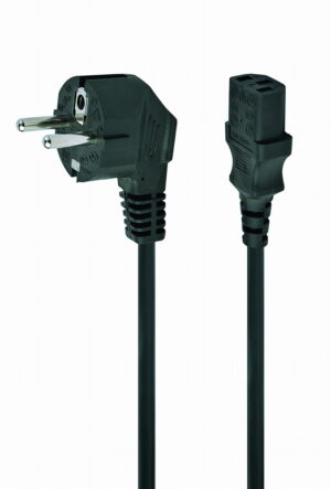 Netsnoer (C13) 1 meter Zwart