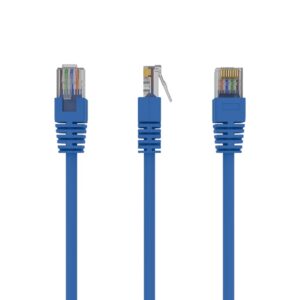 Cat5e UTP Netwerkkabel 1 meter Blauw | LAN Patchkabel RJ45