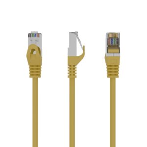 FTP Cat6 patchkabel 1 meter geel – afgeschermde LAN netwerkkabel | Gembird