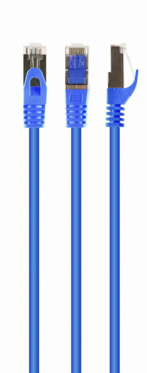 S/FTP Cat6A patchkabel LSZH, 5 m, blauw