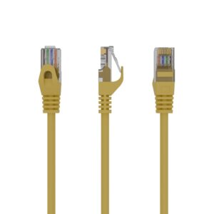 UTP Cat6 patchkabel, 3m, geel