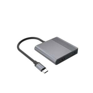 USB Type-C 3-in-1 multi-poortadapter (USB-poort + HDMI + PD), space grey