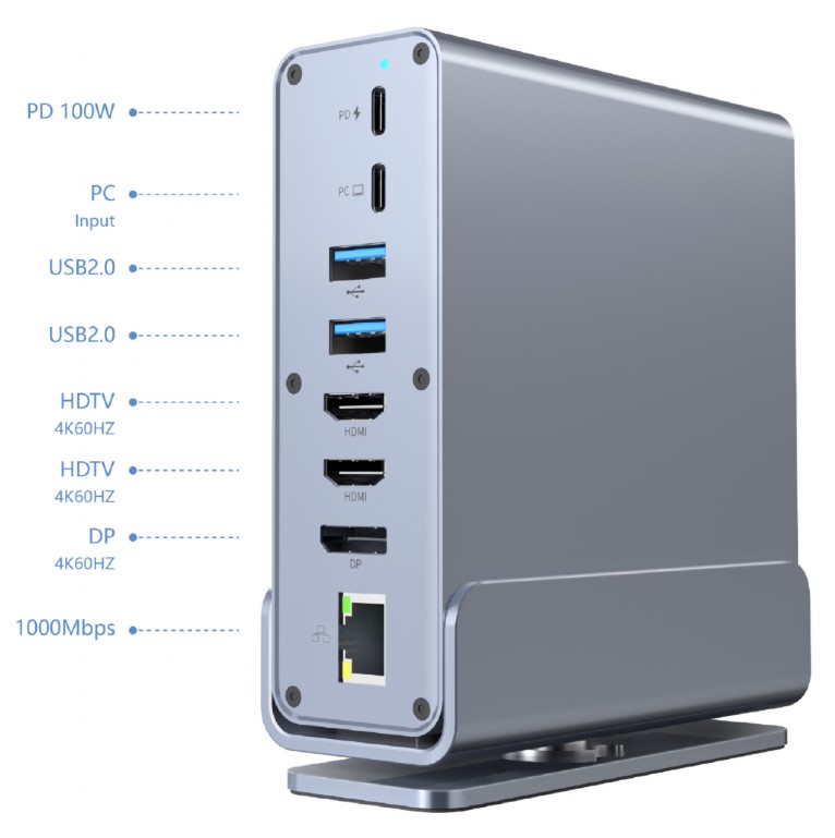 USB-C Docking Station 15-in-1-foto1 USB-C Docking Station 15-in-1-foto1