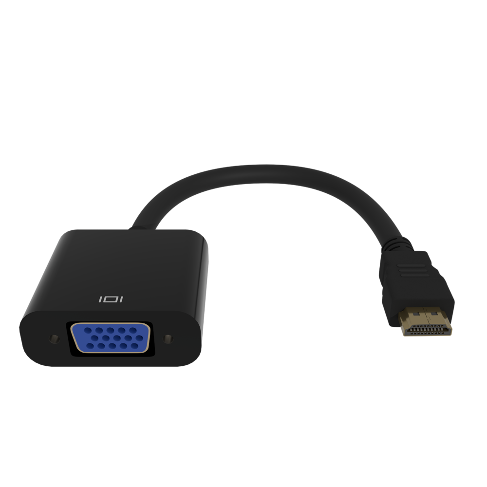 HDMI naar VGA adapter, zwart