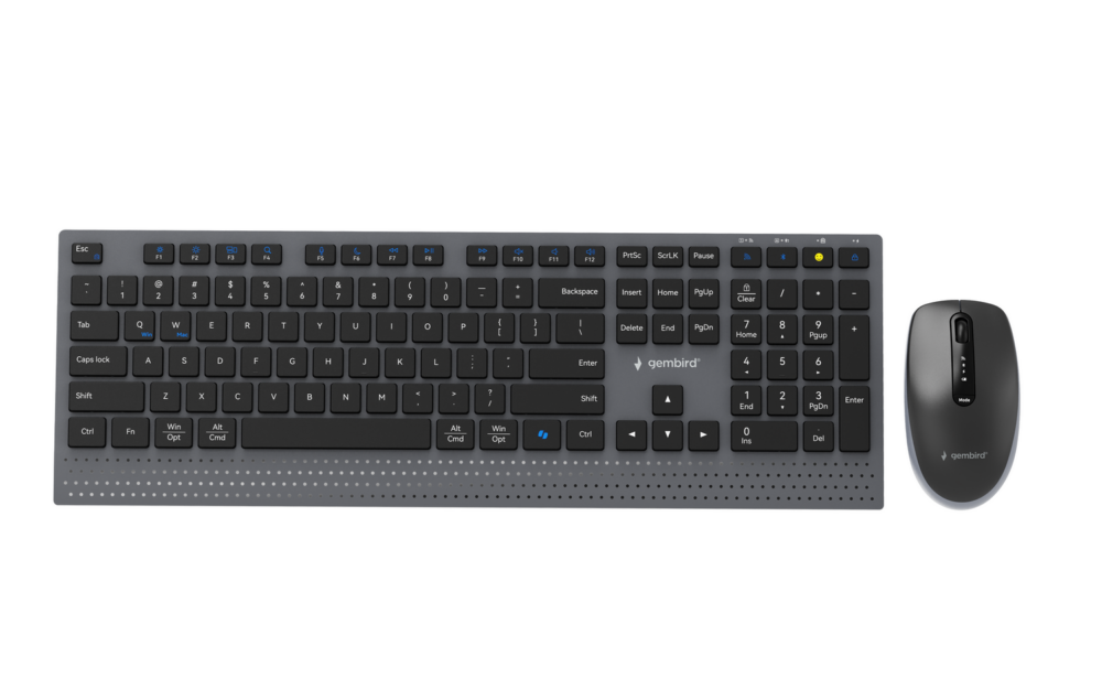 Dual-mode draadloze desktopset met Cyrillische-layout